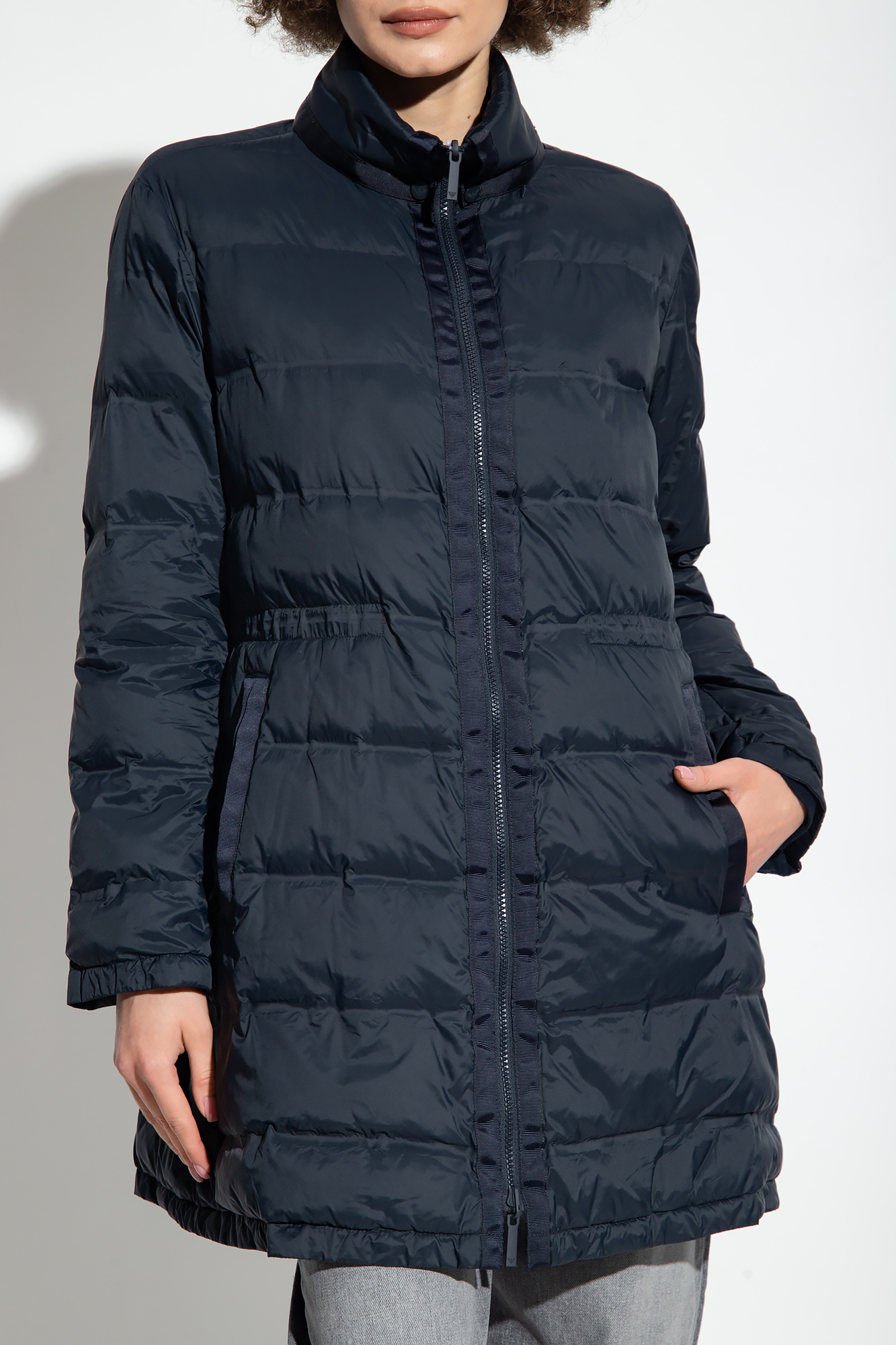 Armani jeans quilted jacket hotsell